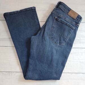 Lucky Brand Sweet Boot Blue Denim Jeans Womens Size 10